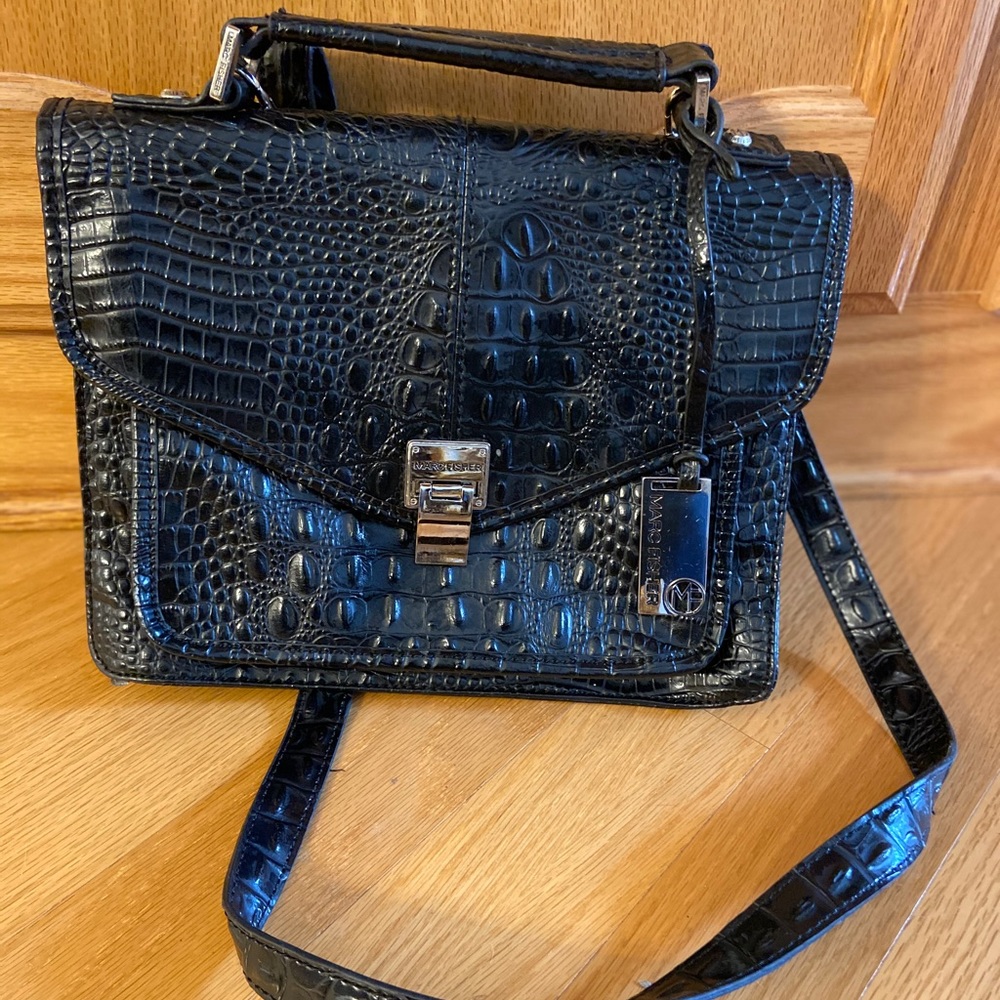 Black Crocodile Handbag
